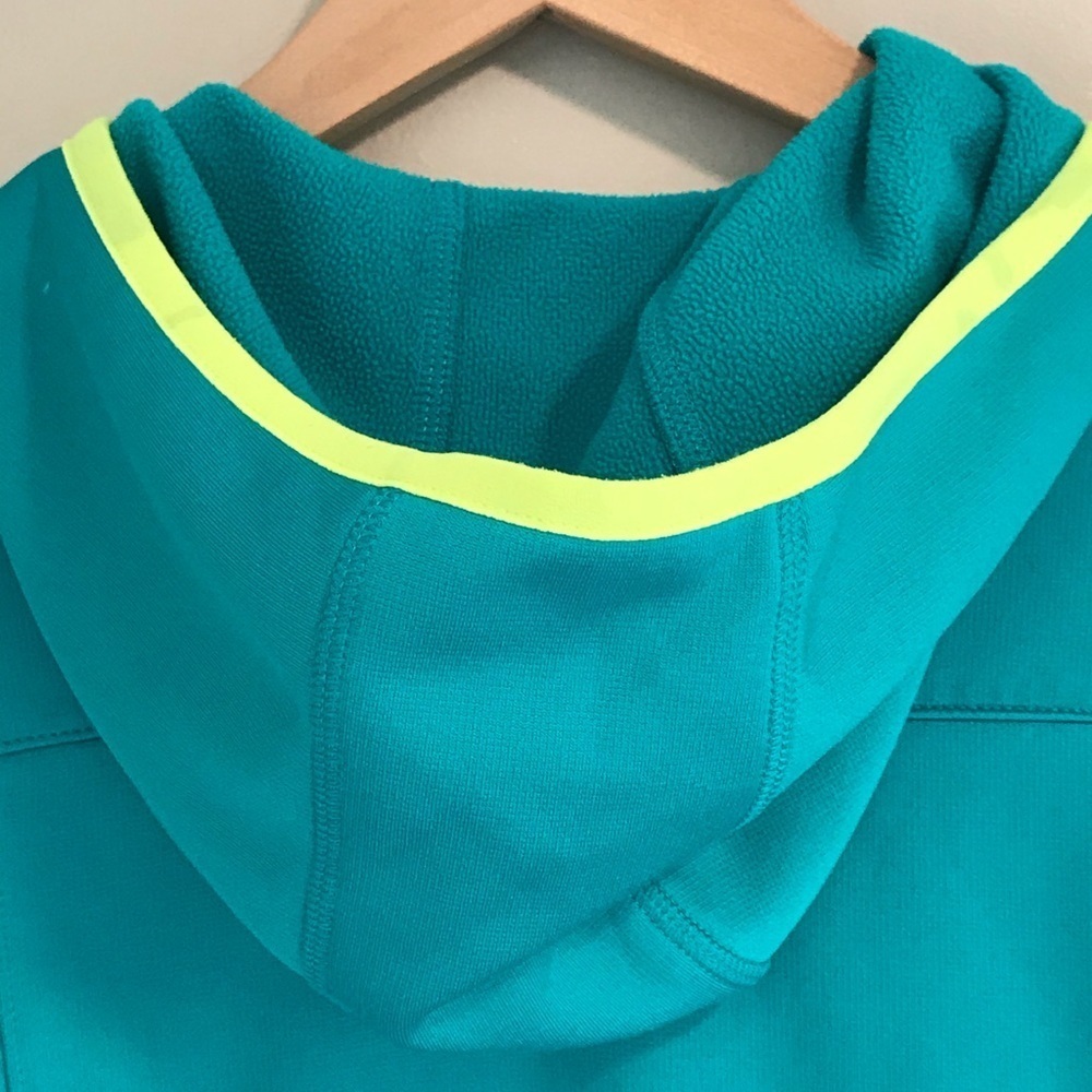 Adidas Climawarm Teal Trefoil Hoodie Sweatshirt - Picture 14 of 14